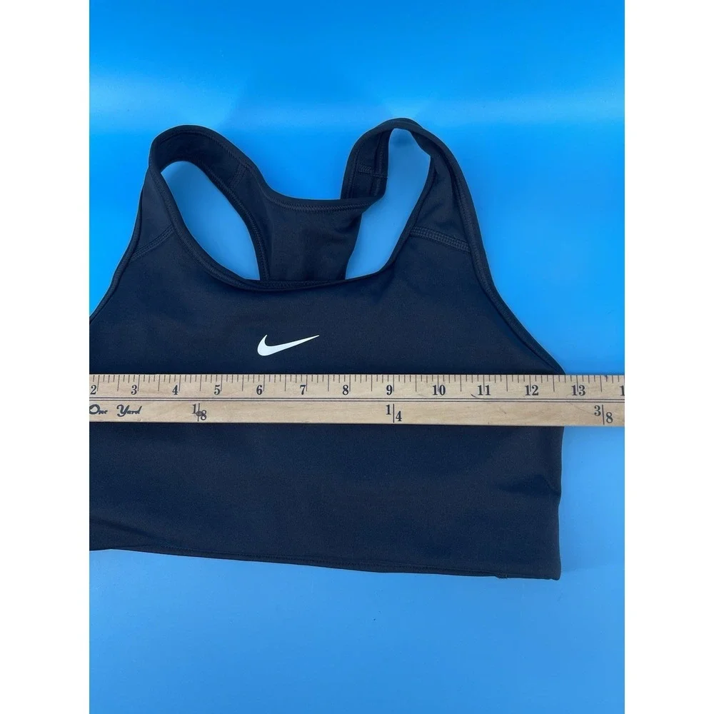 Nike Dri-FIT Sports Bra Women's Size S Black Medium Support Racerback